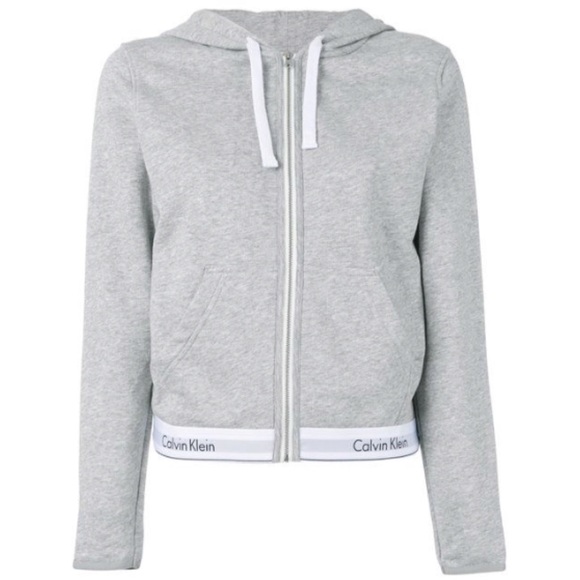 Calvin Klein Tops - CALVIN KLEIN | Comfy grey lounge hoodie